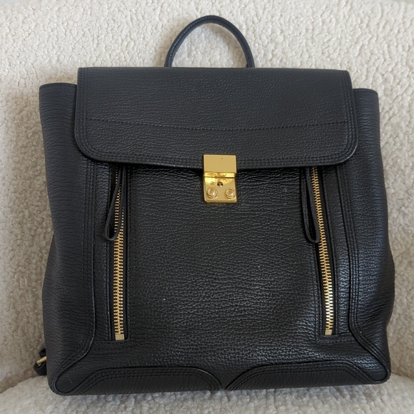 3.1 phillip lim pashli textured leather backpack – La Garçonne Top handle 3.1 Phillip Lim Textured Calfskin